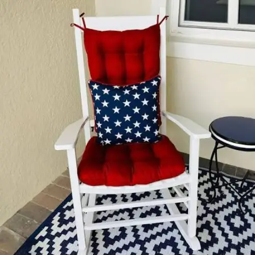 Outdoor Rocking Chair Cushion Set
